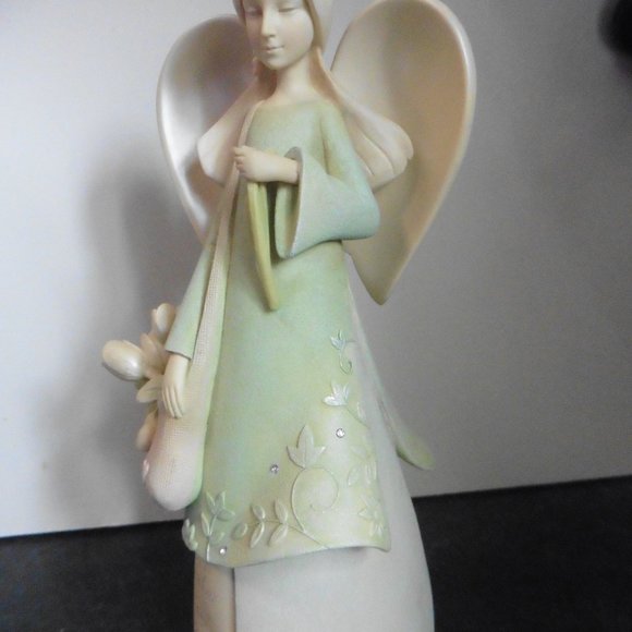 Enesco Foundations - Friend Angel Stone Resin Figurine - Picture 3 of 8